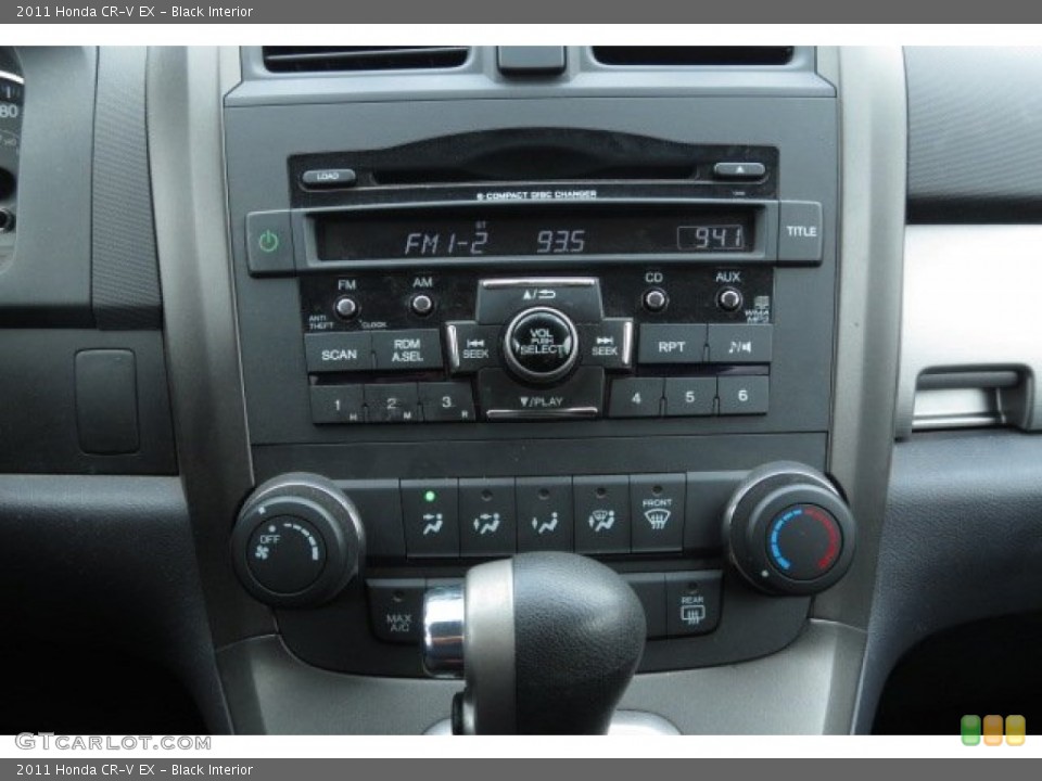 Black Interior Controls for the 2011 Honda CR-V EX #86524753