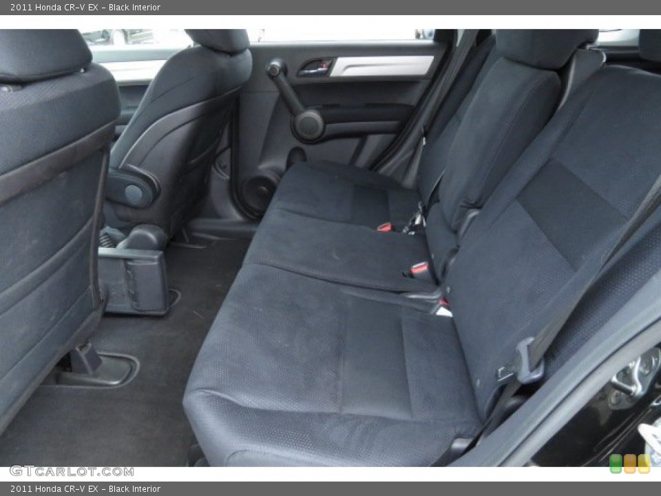 Black Interior Rear Seat for the 2011 Honda CR-V EX #86524783