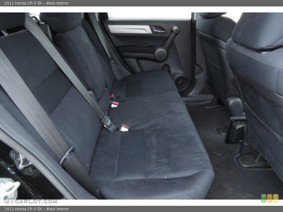 Black Interior Rear Seat for the 2011 Honda CR-V EX #86524813