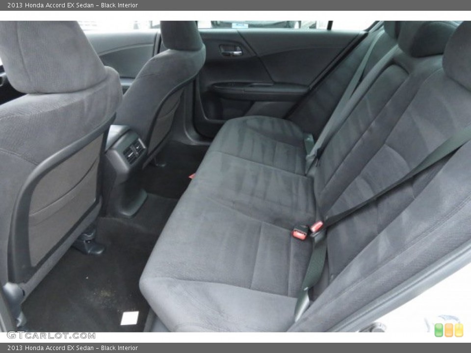 Black Interior Rear Seat for the 2013 Honda Accord EX Sedan #86525051