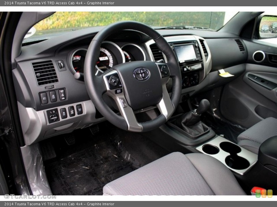 Graphite Interior Photo for the 2014 Toyota Tacoma V6 TRD Access Cab 4x4 #86525218