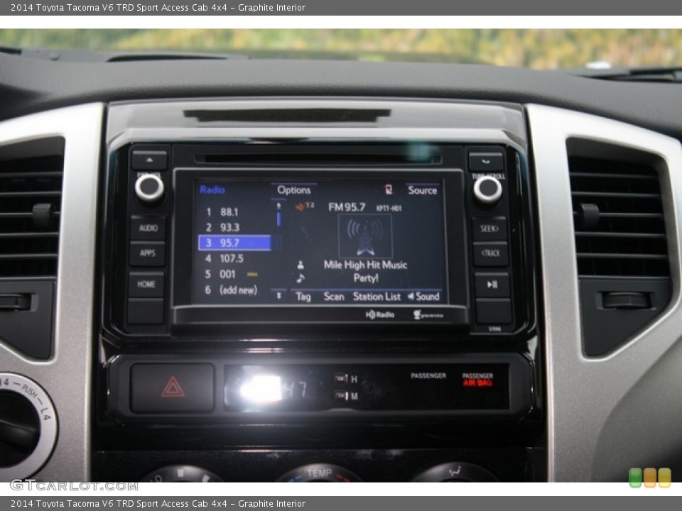Graphite Interior Audio System for the 2014 Toyota Tacoma V6 TRD Sport Access Cab 4x4 #86525497