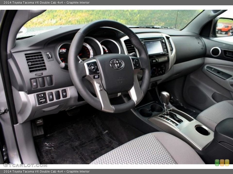 Graphite Interior Photo for the 2014 Toyota Tacoma V6 Double Cab 4x4 #86525734