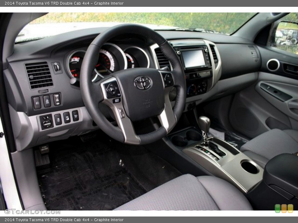 Graphite Interior Photo for the 2014 Toyota Tacoma V6 TRD Double Cab 4x4 #86525995