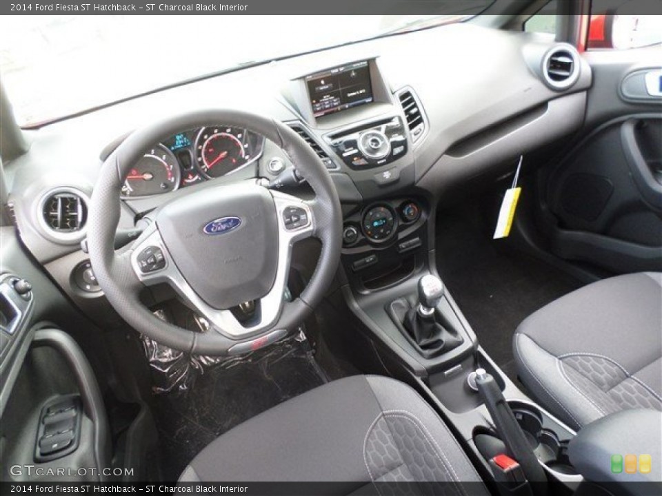 ST Charcoal Black 2014 Ford Fiesta Interiors