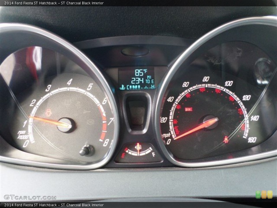 ST Charcoal Black Interior Gauges for the 2014 Ford Fiesta ST Hatchback #86528883