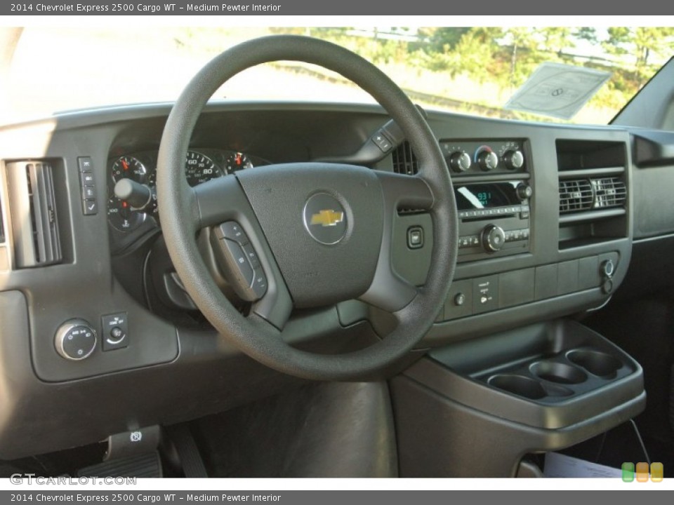 Medium Pewter Interior Dashboard for the 2014 Chevrolet Express 2500 Cargo WT #86529043