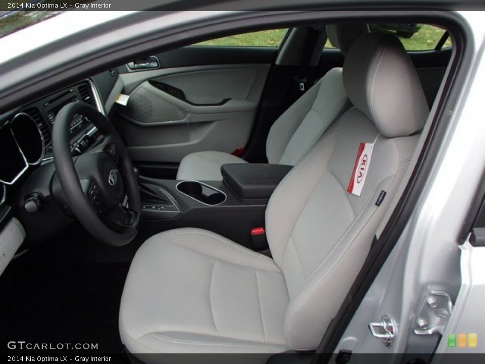 Gray Interior Front Seat for the 2014 Kia Optima LX #86531619