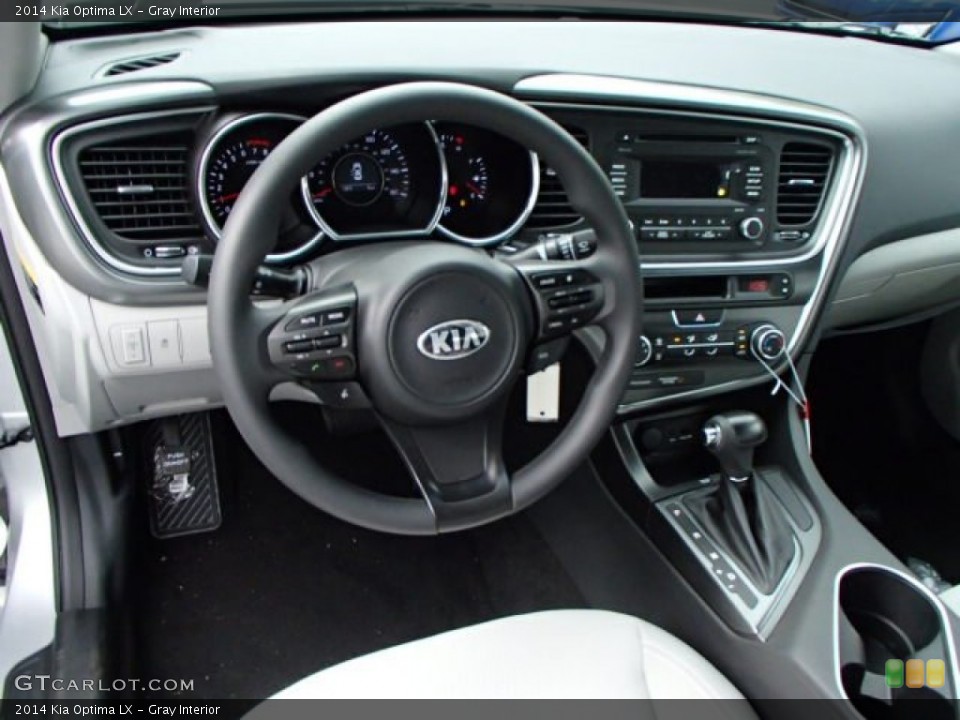 Gray Interior Dashboard for the 2014 Kia Optima LX #86531704