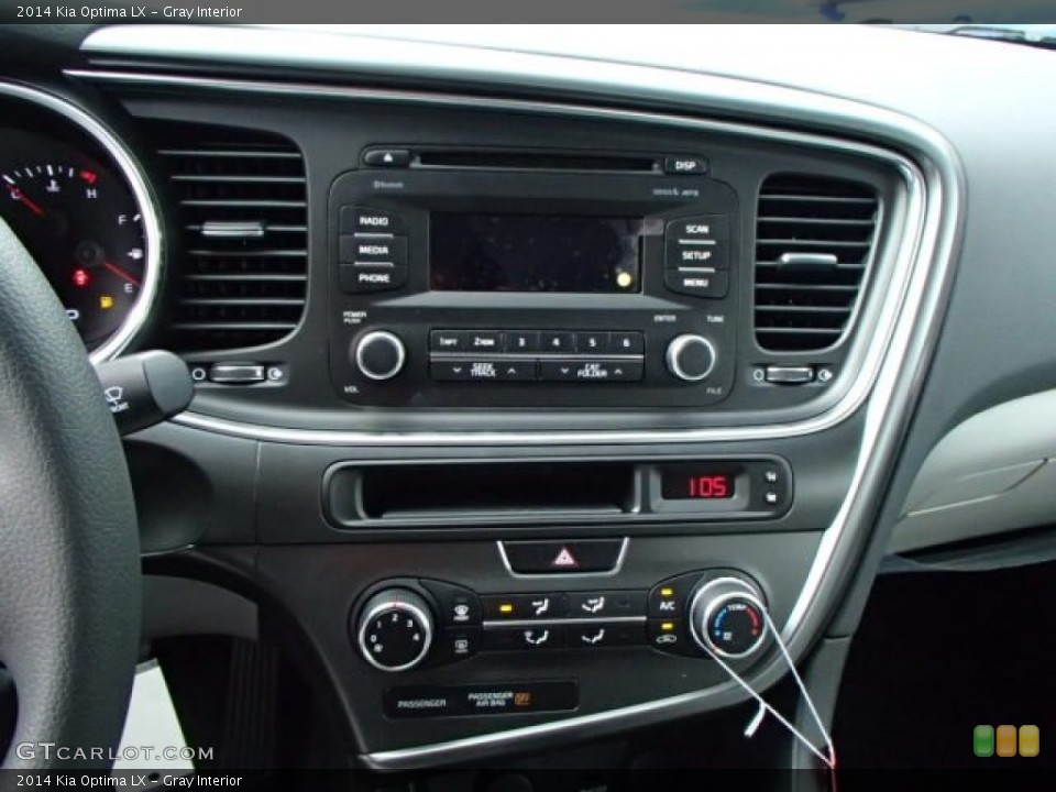 Gray Interior Controls for the 2014 Kia Optima LX #86531751
