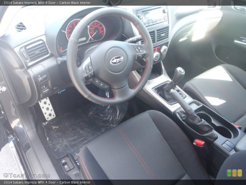 Carbon Black Interior Photo for the 2014 Subaru Impreza WRX 4 Door #86531781