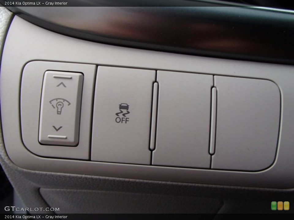 Gray Interior Controls for the 2014 Kia Optima LX #86531811