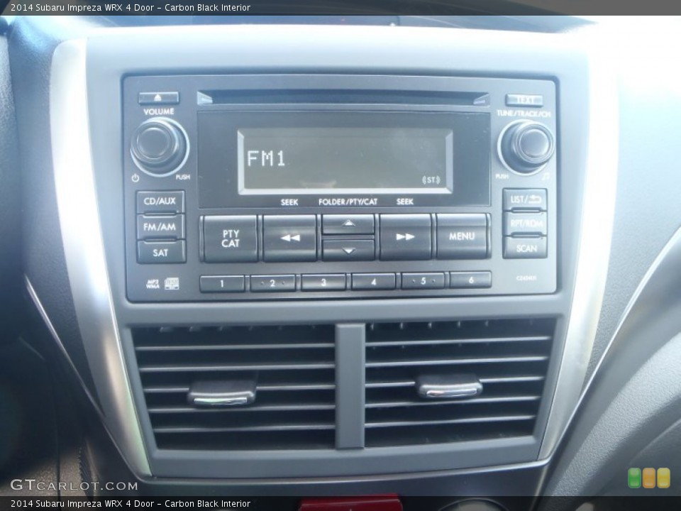 Carbon Black Interior Controls for the 2014 Subaru Impreza WRX 4 Door #86531901