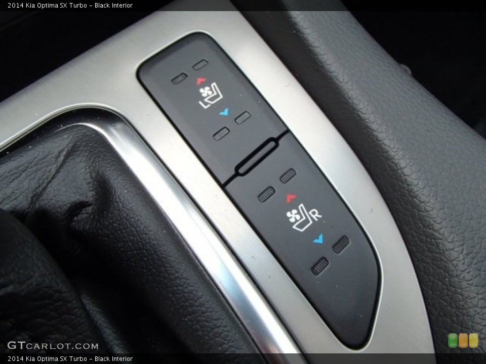 Black Interior Controls for the 2014 Kia Optima SX Turbo #86532687