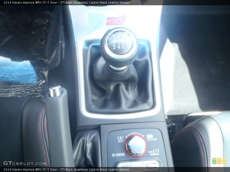 STI Black Alcantara/ Carbon Black Leather Interior Transmission for the 2014 Subaru Impreza WRX STi 5 Door #86533218