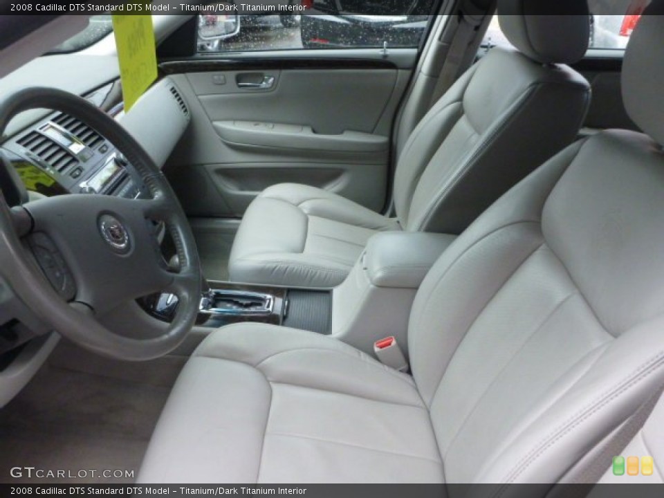 Titanium/Dark Titanium Interior Front Seat for the 2008 Cadillac DTS  #86533770