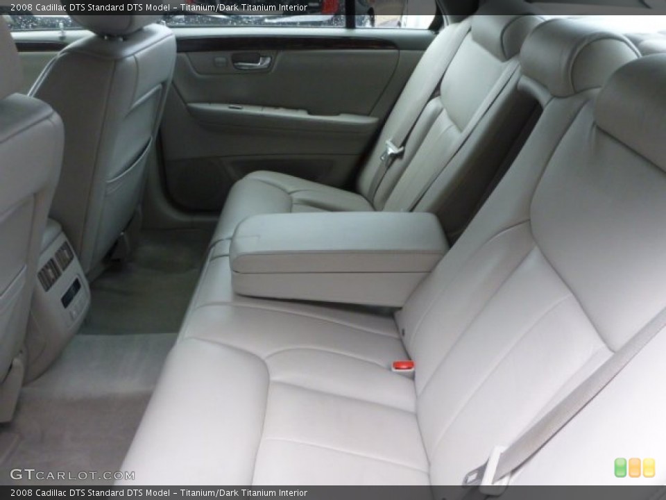 Titanium/Dark Titanium Interior Rear Seat for the 2008 Cadillac DTS  #86533791