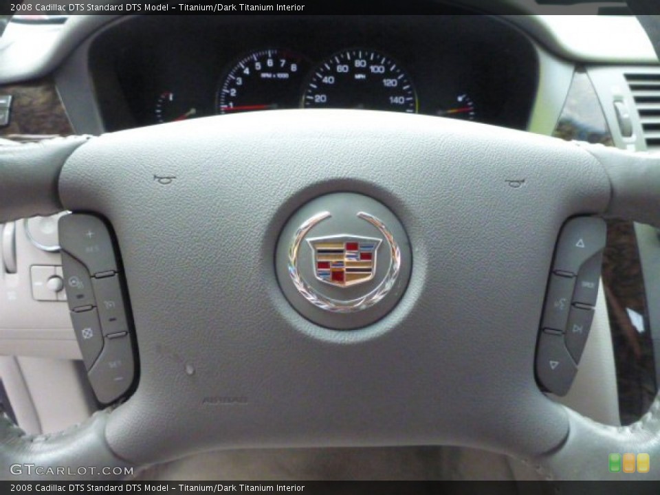 Titanium/Dark Titanium Interior Controls for the 2008 Cadillac DTS  #86534076