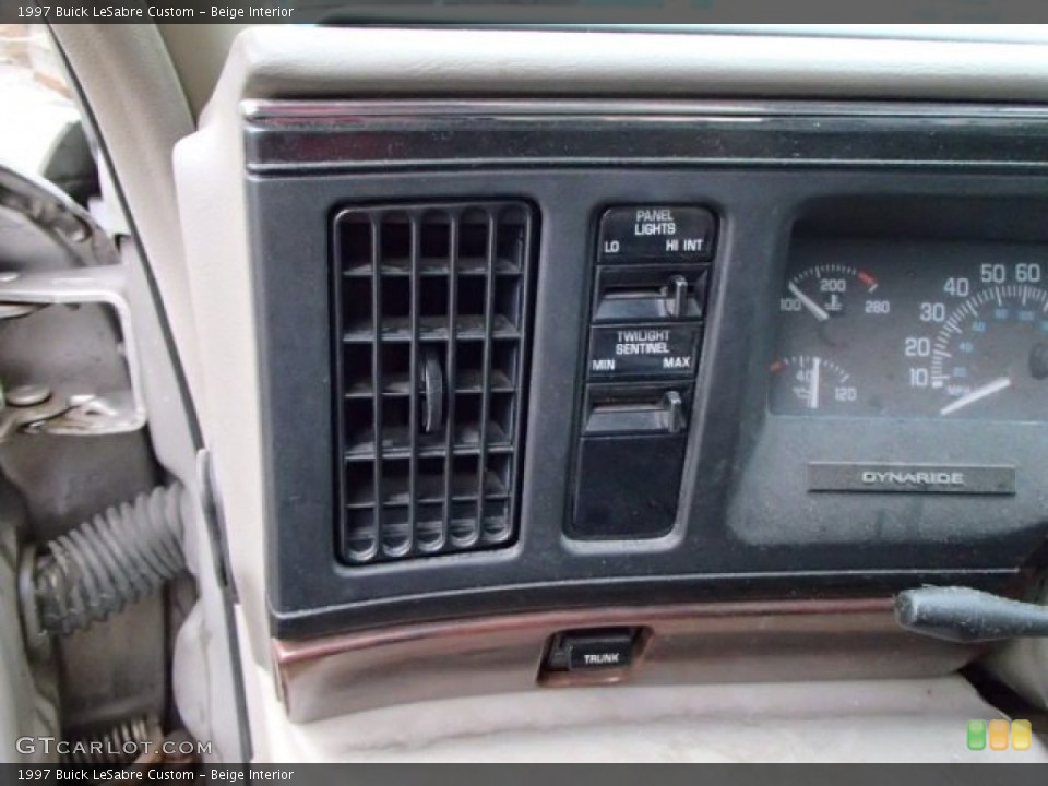 Beige Interior Controls for the 1997 Buick LeSabre Custom #86535405