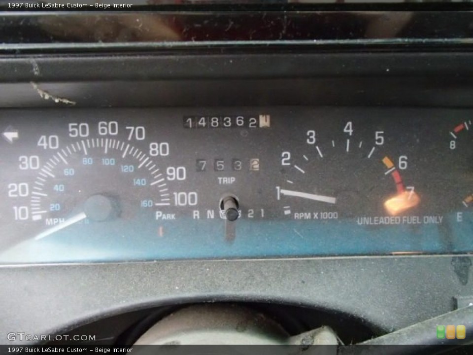 Beige Interior Gauges for the 1997 Buick LeSabre Custom #86535426