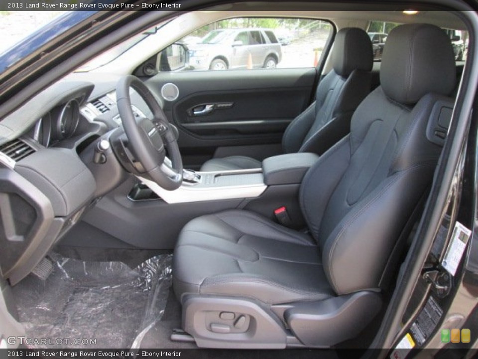 Ebony Interior Photo for the 2013 Land Rover Range Rover Evoque Pure #86536100