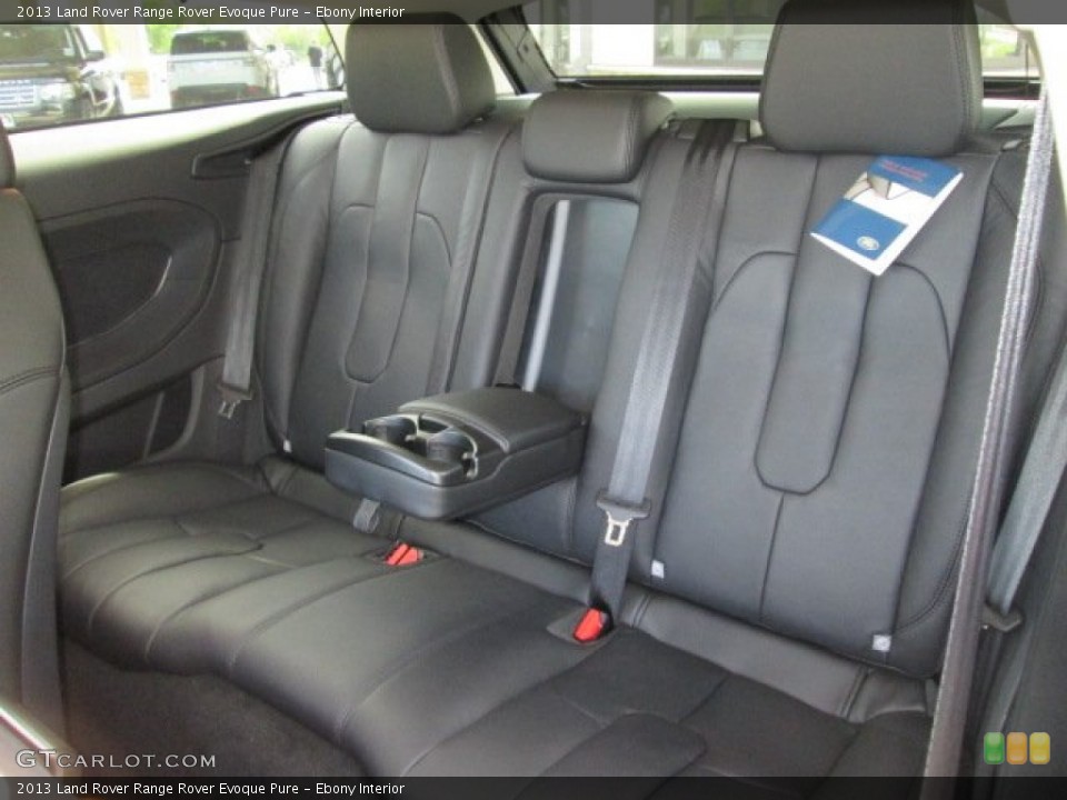Ebony Interior Rear Seat for the 2013 Land Rover Range Rover Evoque Pure #86536122