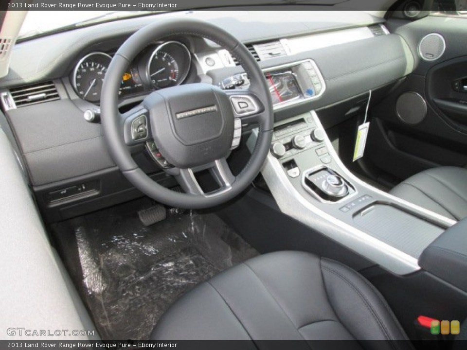 Ebony Interior Prime Interior for the 2013 Land Rover Range Rover Evoque Pure #86536146