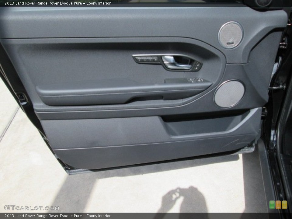 Ebony Interior Door Panel for the 2013 Land Rover Range Rover Evoque Pure #86536215