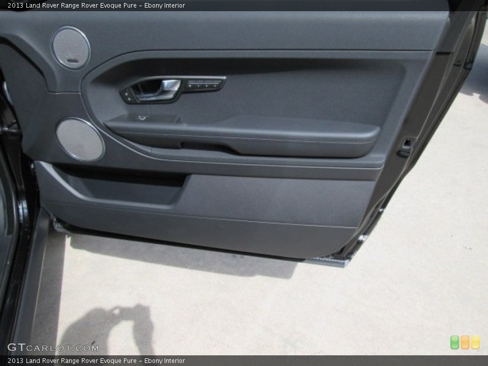 Ebony Interior Door Panel for the 2013 Land Rover Range Rover Evoque Pure #86536239