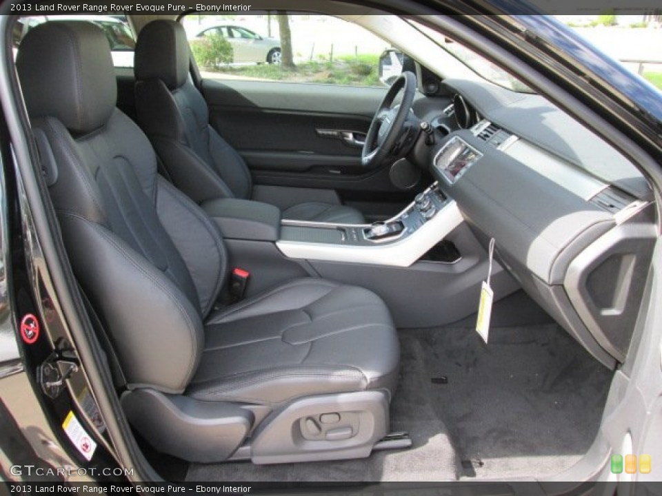 Ebony Interior Front Seat for the 2013 Land Rover Range Rover Evoque Pure #86536263