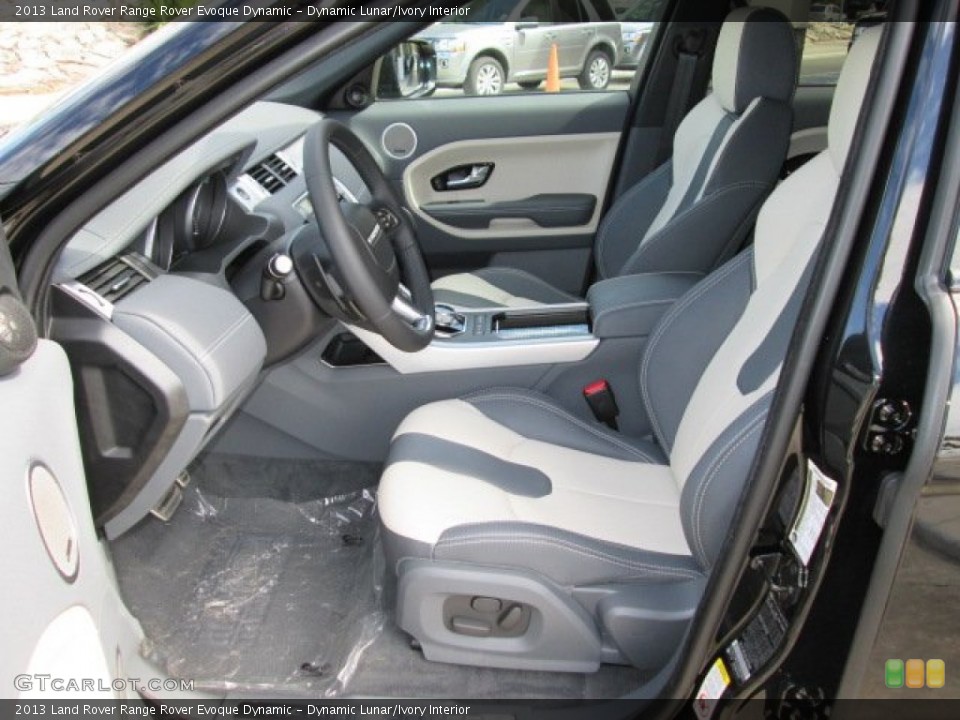Dynamic Lunar/Ivory Interior Photo for the 2013 Land Rover Range Rover Evoque Dynamic #86536621