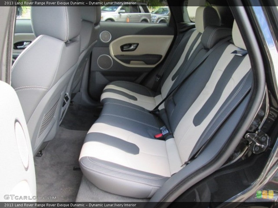 Dynamic Lunar/Ivory Interior Rear Seat for the 2013 Land Rover Range Rover Evoque Dynamic #86536645