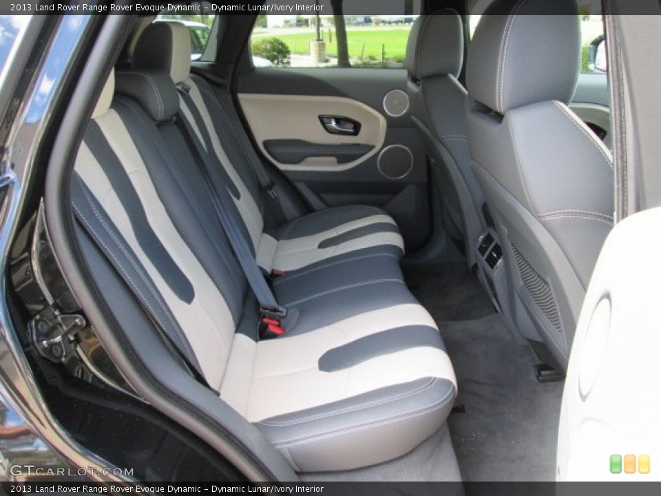 Dynamic Lunar/Ivory Interior Rear Seat for the 2013 Land Rover Range Rover Evoque Dynamic #86536770