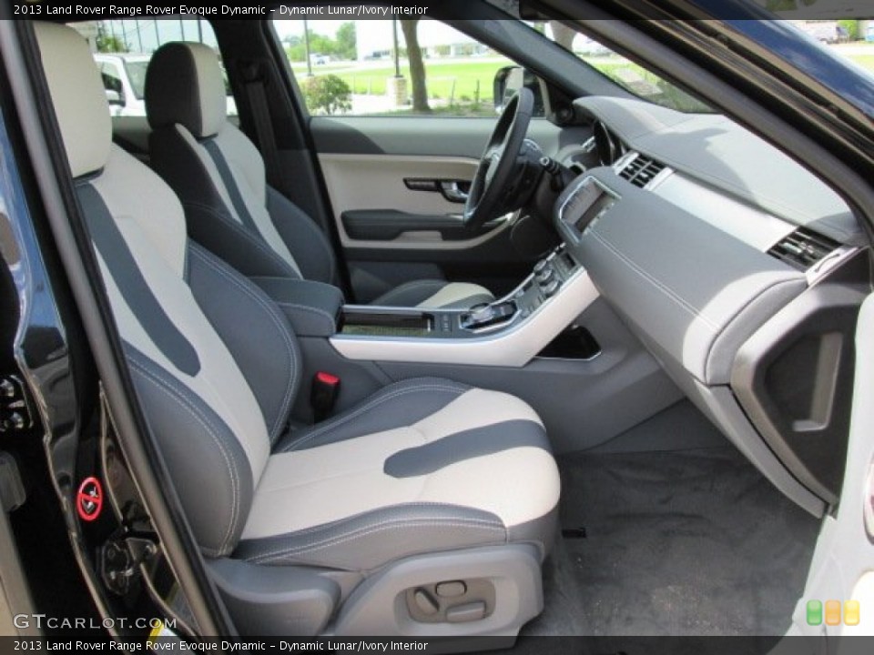 Dynamic Lunar/Ivory Interior Photo for the 2013 Land Rover Range Rover Evoque Dynamic #86536794