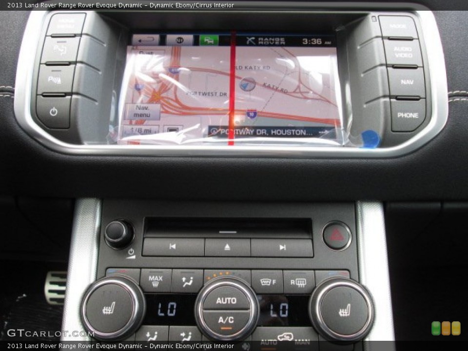 Dynamic Ebony/Cirrus Interior Controls for the 2013 Land Rover Range Rover Evoque Dynamic #86537223