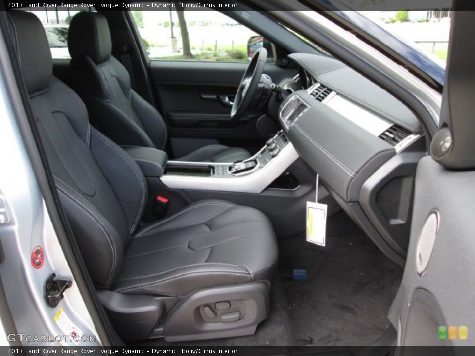 Dynamic Ebony/Cirrus 2013 Land Rover Range Rover Evoque Interiors