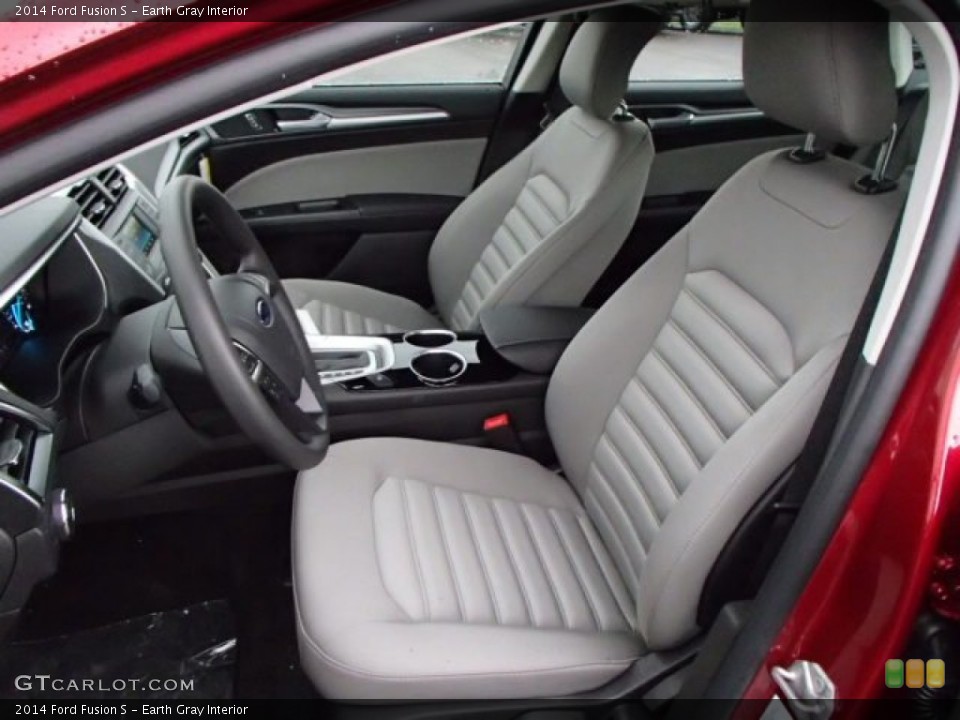 Earth Gray Interior Photo for the 2014 Ford Fusion S #86538045