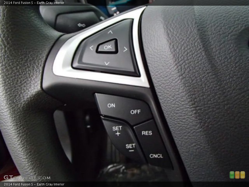 Earth Gray Interior Controls for the 2014 Ford Fusion S #86538297
