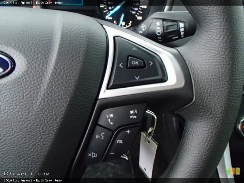 Earth Gray Interior Controls for the 2014 Ford Fusion S #86538321