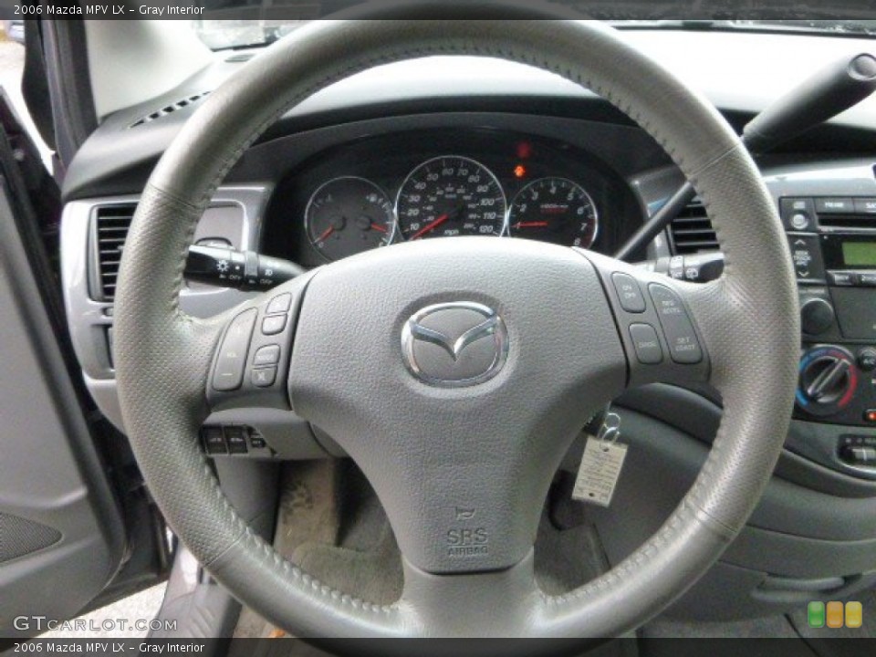 Gray Interior Steering Wheel for the 2006 Mazda MPV LX #86538858