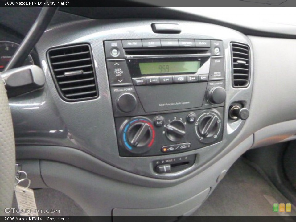 Gray Interior Controls for the 2006 Mazda MPV LX #86538881