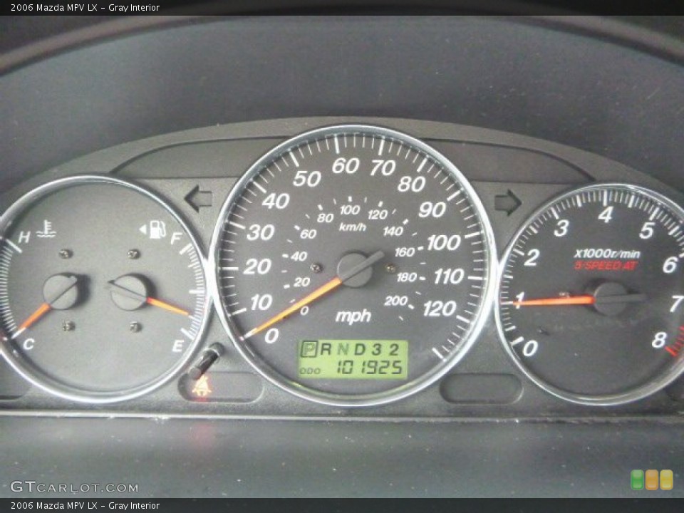 Gray Interior Gauges for the 2006 Mazda MPV LX #86538909