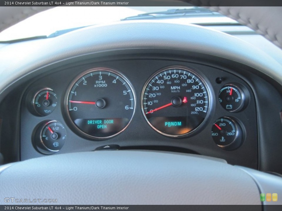 Light Titanium/Dark Titanium Interior Gauges for the 2014 Chevrolet Suburban LT 4x4 #86539398