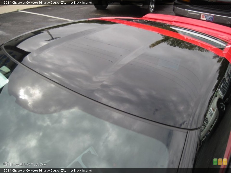 Jet Black Interior Sunroof for the 2014 Chevrolet Corvette Stingray Coupe Z51 #86540067