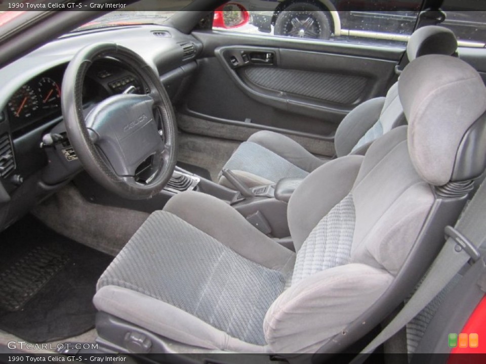 Gray 1990 Toyota Celica Interiors