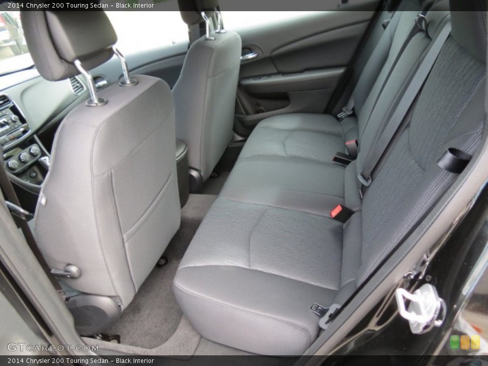 Black Interior Rear Seat for the 2014 Chrysler 200 Touring Sedan #86541162