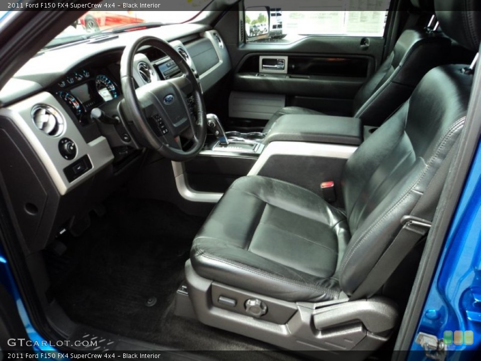 Black Interior Photo for the 2011 Ford F150 FX4 SuperCrew 4x4 #86541819