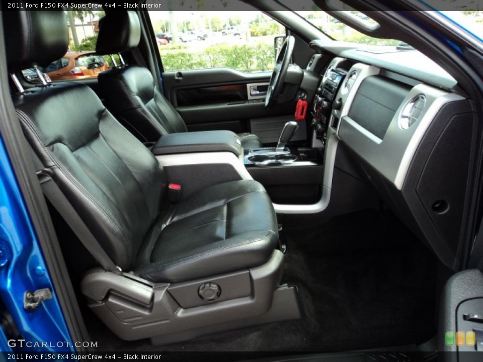 Black Interior Front Seat for the 2011 Ford F150 FX4 SuperCrew 4x4 #86541907