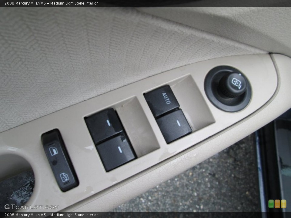 Medium Light Stone Interior Controls for the 2008 Mercury Milan V6 #86542014