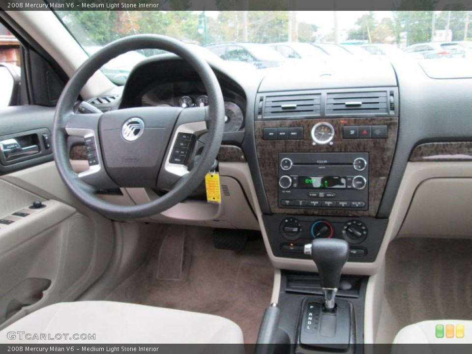 Medium Light Stone Interior Dashboard for the 2008 Mercury Milan V6 #86542098